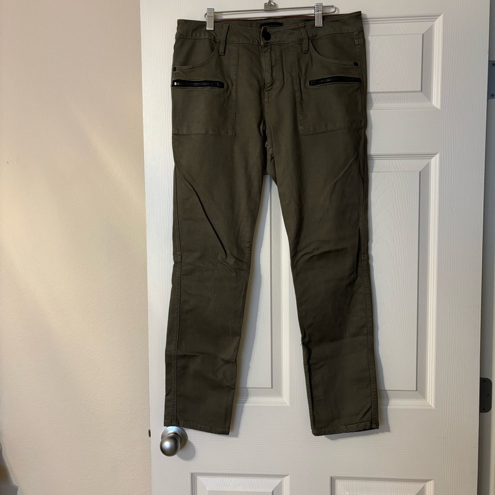 SANCTUARY Ace Utility Pants Olive Green size 32